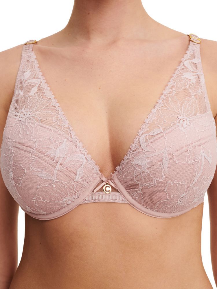 Chantelle Orchids Push Up Bra in English Rose: 36D